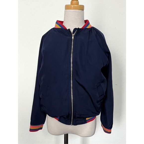 COTTON ON KIDS Girls 7/8 Removable Hooded Bomber Jacket Coat - Picture 6 of 11